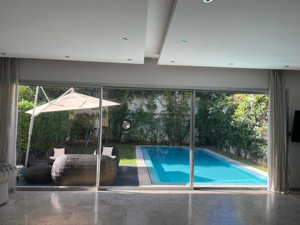 Villa Moderne Avec Piscine, Front De Mer Casa Blanca Exterior foto