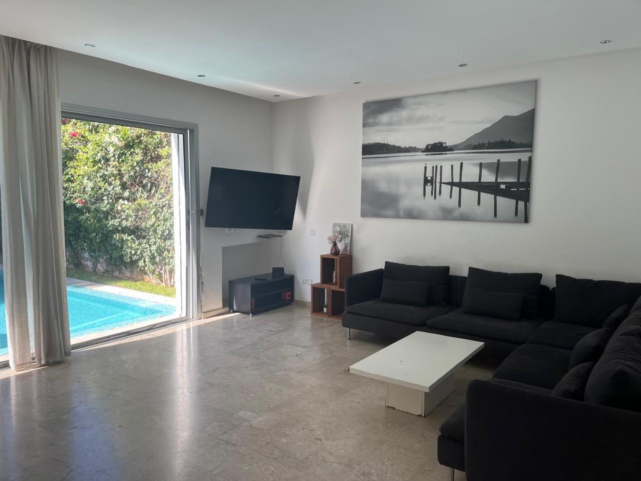 Villa Moderne Avec Piscine, Front De Mer Casa Blanca Exterior foto